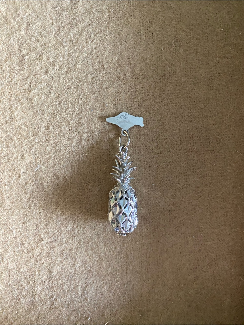 Sterling Silver Pineapple Charm